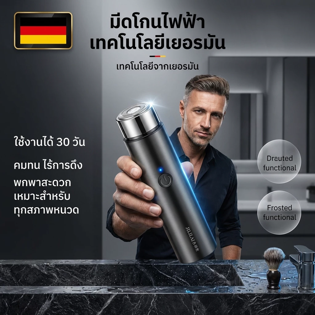 เครื่องโกนหนวดสำหรับผู้ชายพกพามินิเครื่องโกนหนวดเครื่องโกนหนวดไฟฟ้าแบบชาร์จไฟได้เครื่องโกนหนวดเดินทางไร้ USB
