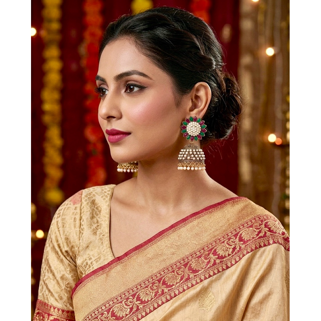 ✈️Erring form india ตุ้มหูอินเดียนำเข้ารุ่นใหม่ สินค้ามีมากมายหลายแบบ พร้องส่งในไทย