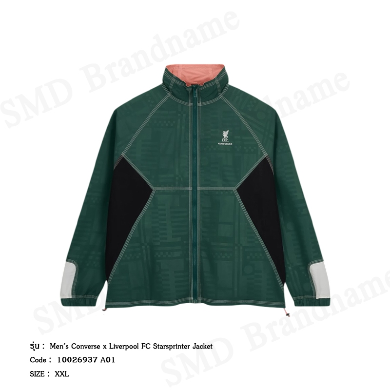 L.F.C x Converse เสื้อแจ็คเก็ตผู้ชาย รุ่น Men's Converse x Liverpool FC Starsprinter Jacket Code: 10