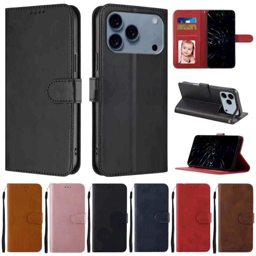 เคสแบบพับได้สำหรับ iPhone 17 Pro Max 17Air 17Pro 17promax เคสกระเป๋าหนัง ใส่บัตร ป้องกันโทรศัพท์ แม่เหล็กล็อค แถมสาย