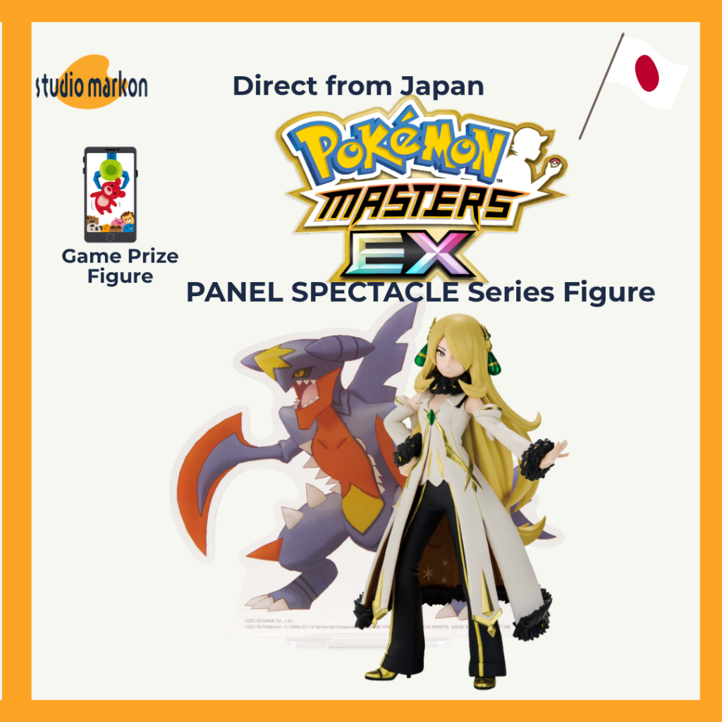 BANDAI Pokémon Masters EX ""PANEL SPECTACLE"" Arc Suit Cynthia Figure with Mega Garchomp Acrylic stand 20260324 [Direct from Japan]