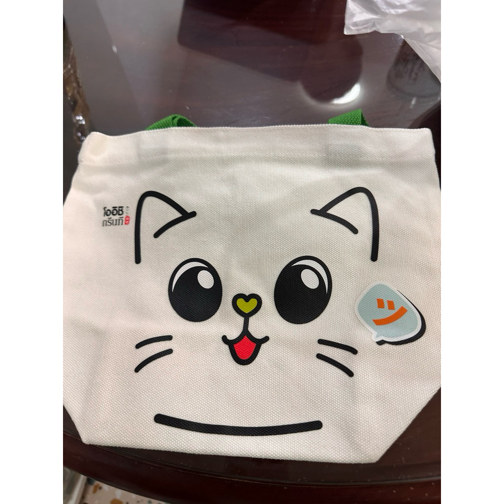 Oishi  Neko canvas  bag ถุงผ้าอเนกประสงค์