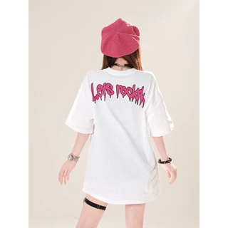 💓ส่งจากไทย💓เสื้อยืดแขนสั้นผู้หญิงฤดูร้อน ทรงหลวม ทรงสลิมฟิต ทรงสลิมฟิต ใส่ได้หลายโอกาส