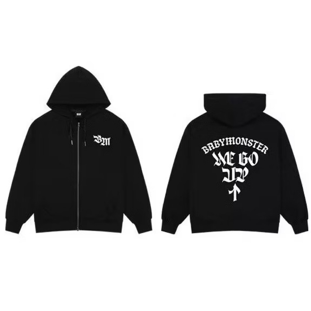 BABYMONSTER [WE GO UP] ZIP-UP HOODIE