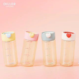 Diller Thailand กระติกน้ำ PPSU 380/720 ml. กระติกน้ำ PPSU ขวดน้ำฝาหมุน ยกดื่มง่าย ปราศจาก BPA ส่งจากกทม.