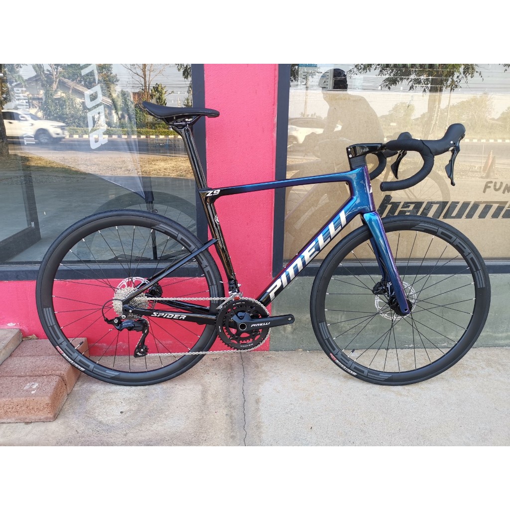 New Pinelli Z9 Spider 2026 เกียร์ Shimano 105 2x12sp เบรคน้ำมัน