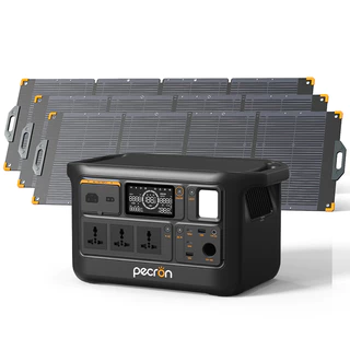 【รุ่นใหม่2026】PECRON F1000LFP Portable Power Station 1500W/960Wh แบตสำรองแบบพกพาสําหรับ Camping
