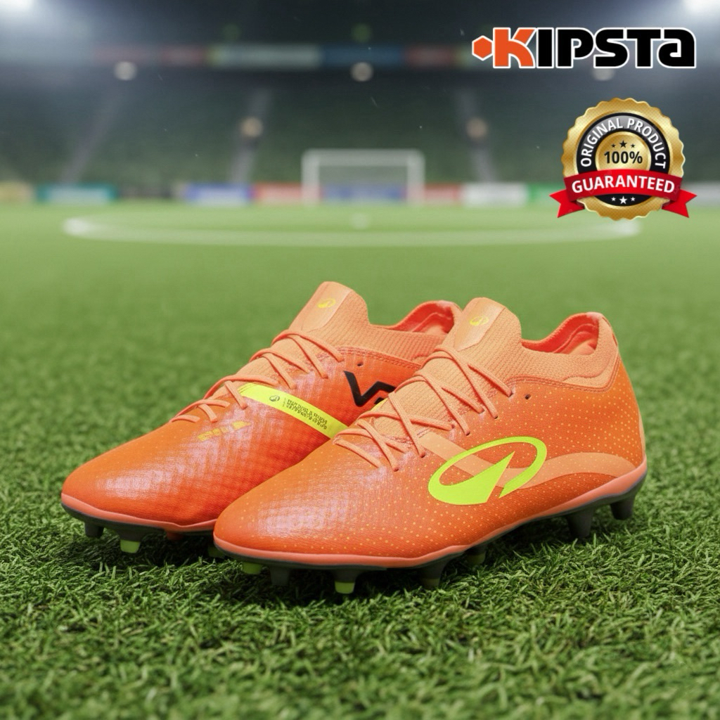 รองเท้าฟุตบอลสำหรับผู้ใหญ่พื้นรองเท้า FG “มีไซส์ 39-45” รุ่น Viralto III พื้นรองเท้า FG (สีส้ม) KIPS