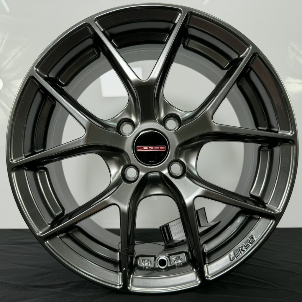 ล้อแม็ก LENSO Jager dyna สี ไฮเปอร์ดาร์ค ขอบ 15 นิ้ว กว้าง 6.5 นิ้ว offset 38