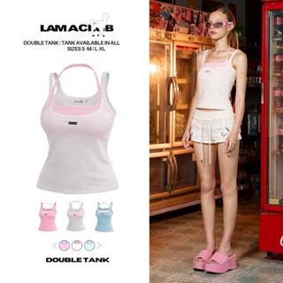 Double Tank เสื้อกล้าม สองเลเยอร์ Size S M L