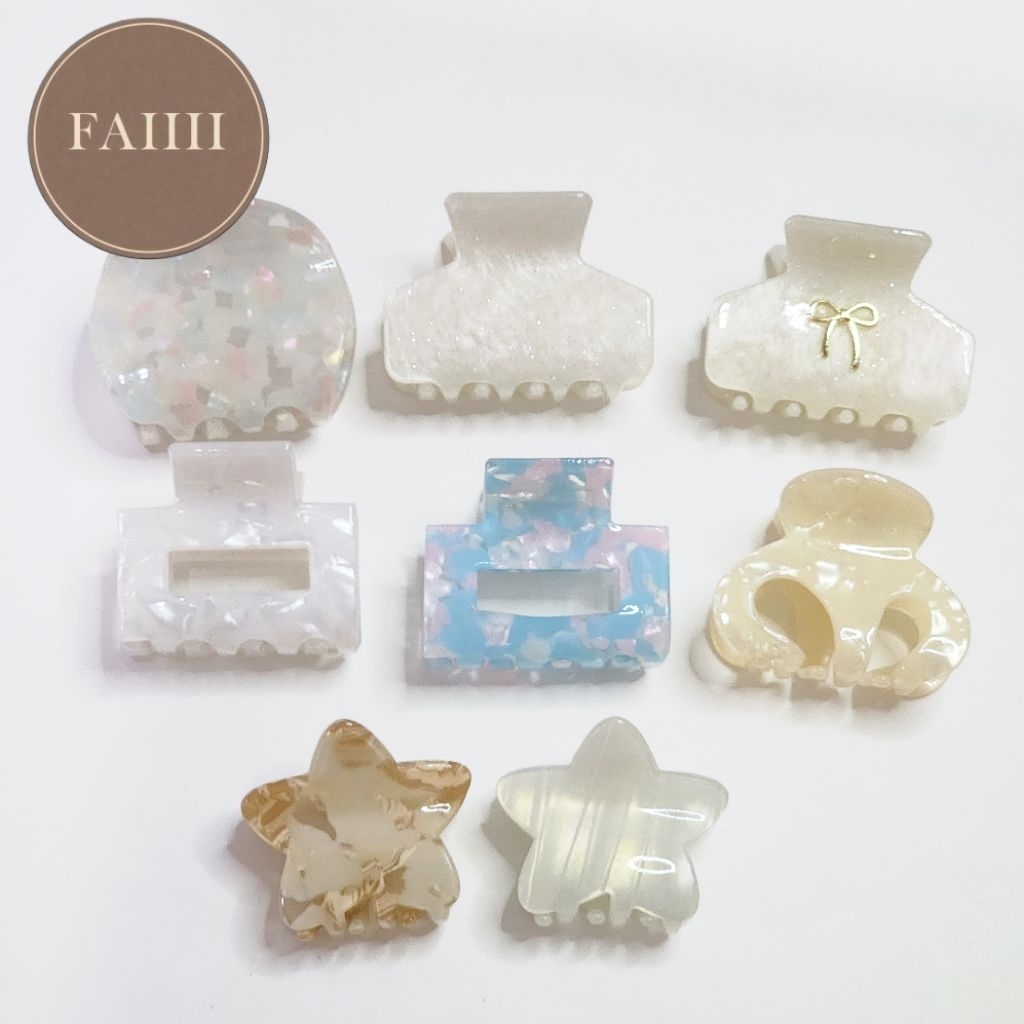 🌟 กิ๊บหนีบผมแฟชั่นลายหินอ่อน มีให้เลือกหลายแบบ | ราคาต่อ 1 ชิ้น