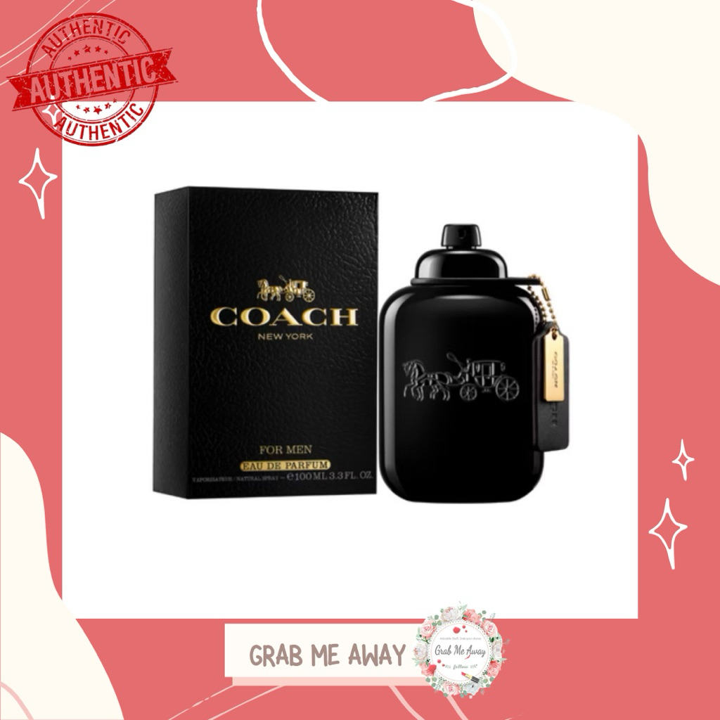 ของแท้ 📍Coach New York For Men EDP 100 ml. กล่องซีล