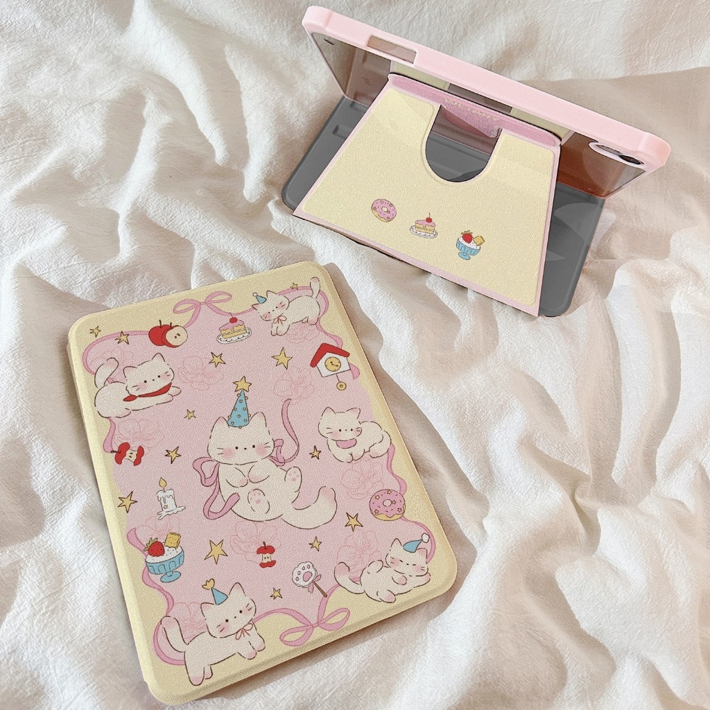 จัดส่งทันทีเคสไอแพด การหมุน 360 องศา ลูกแมว Pro12.9 Gen12 รูปที่ 8