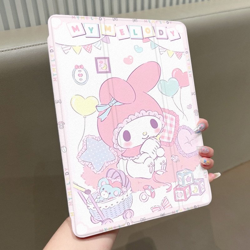 🚀จัดส่งทันที🚀เคสไอแพด การหมุน 360 องศา Melody Gen12 Air8 11 Air7 13 Pro11 Gen11 Sanrio เคสipad Mini7