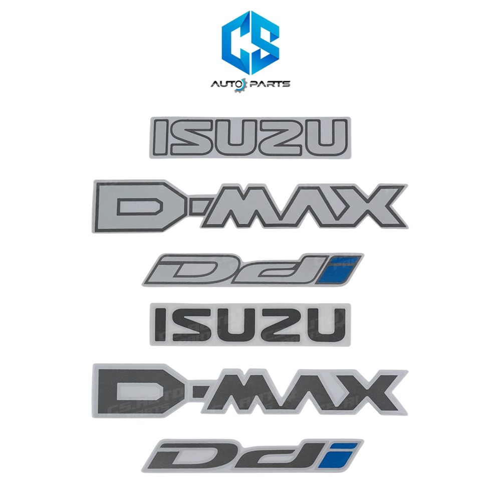 สติ๊กเกอร์ ISUZU D-MAX Ddi - ISUZU ALL NEW ปี16-19 (ติดฝาท้ายกระบะ)