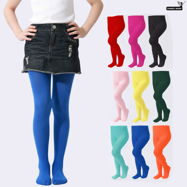 ถุงน่องแบบเต็มตัวสำหรับเด็ก3-10ปี หลากสีสัน มีหลายสีให้เลือก สินค้าพร้อมส่งจากประเทศไทย