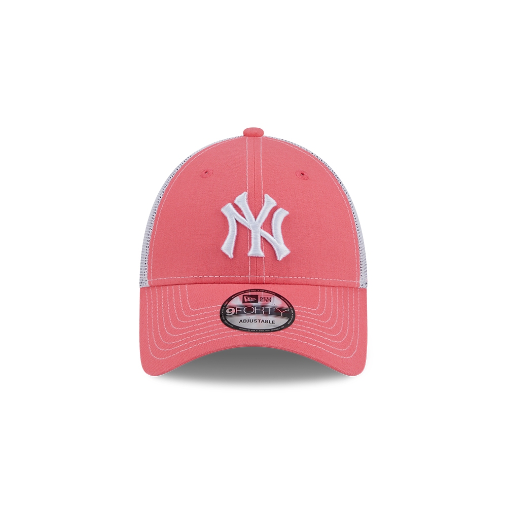 New Era قبعة Trucker ‏9Forty ‏New York Yankees ‏Resort Blush — صورة 2