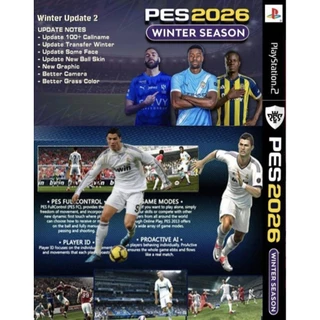 แผ่นเกมส์Ps2 - PES 2026 / WINNING 2026 (ล่าสุด)บอลใหม่ อัพเดทบอลย้ายทีมแล้ว!! (เก็บปลายทางได้)✅