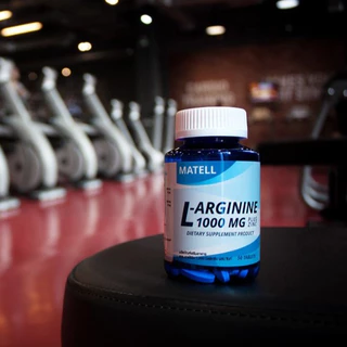 MATELL แอลอาร์จีนิน 1000มก. ผสมซิงค์75มก. L-Arginine 1,000mg plus Zinc 50Tablets.