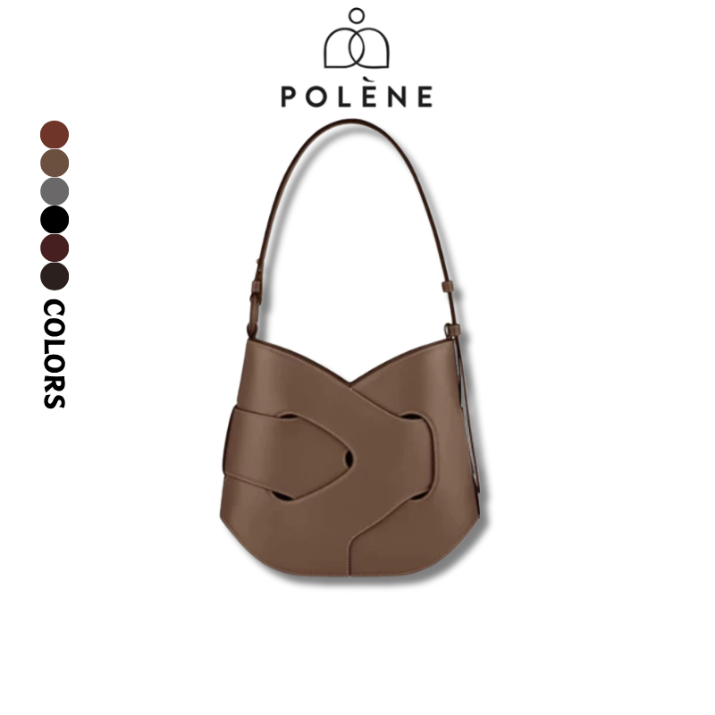 「ของแท้ 100 %」Polene Nodde Hobo Bag