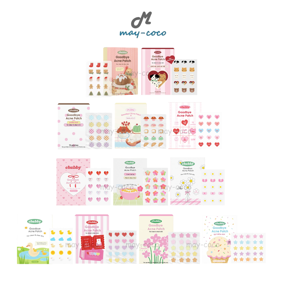 ถูก/แท้/มีไลฟ์ แผ่นแปะสิว Chubby Goodbye Acne Patch ชับบี้ แผ่นแปะสิวชับบี้ แผ่นดูดซับสิว แปะสิว ลดสิว สิวยุบ