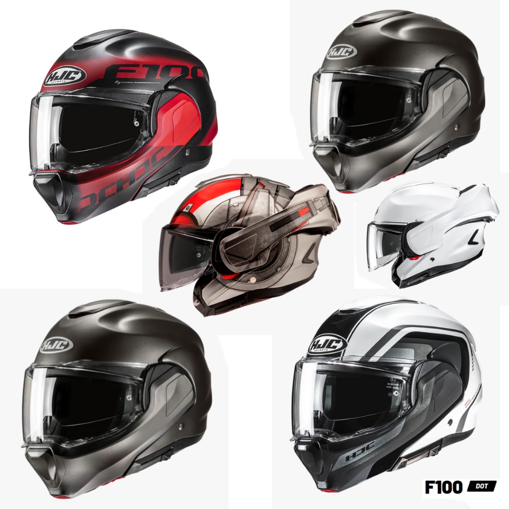 HJC หมวกกันน็อค F100 ยกเปิดคางได้ 180 องศา