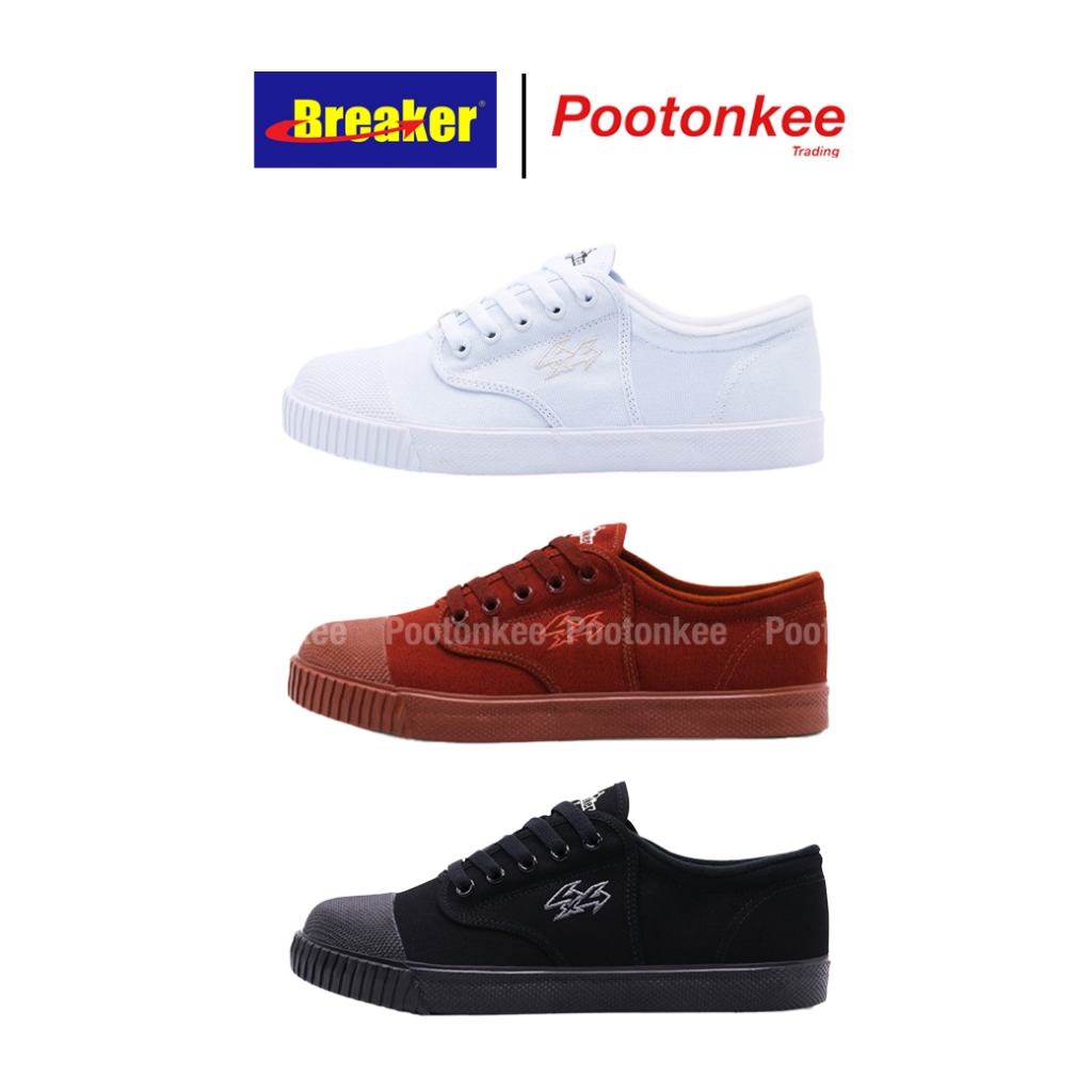 Breaker 4x4 รองเท้านักเรียน รองเท้าผ้าใบนักเรียน เบรกเกอร์