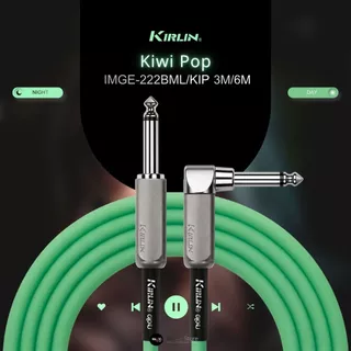 สายแจ็คกีตาร์และเบส [ เรืองแสง ] kirlin IMGE-222BM Ver.2 เสียง ใส คม ทนทาน วัสดุแข็งกว่าเดิม 4 เท่า