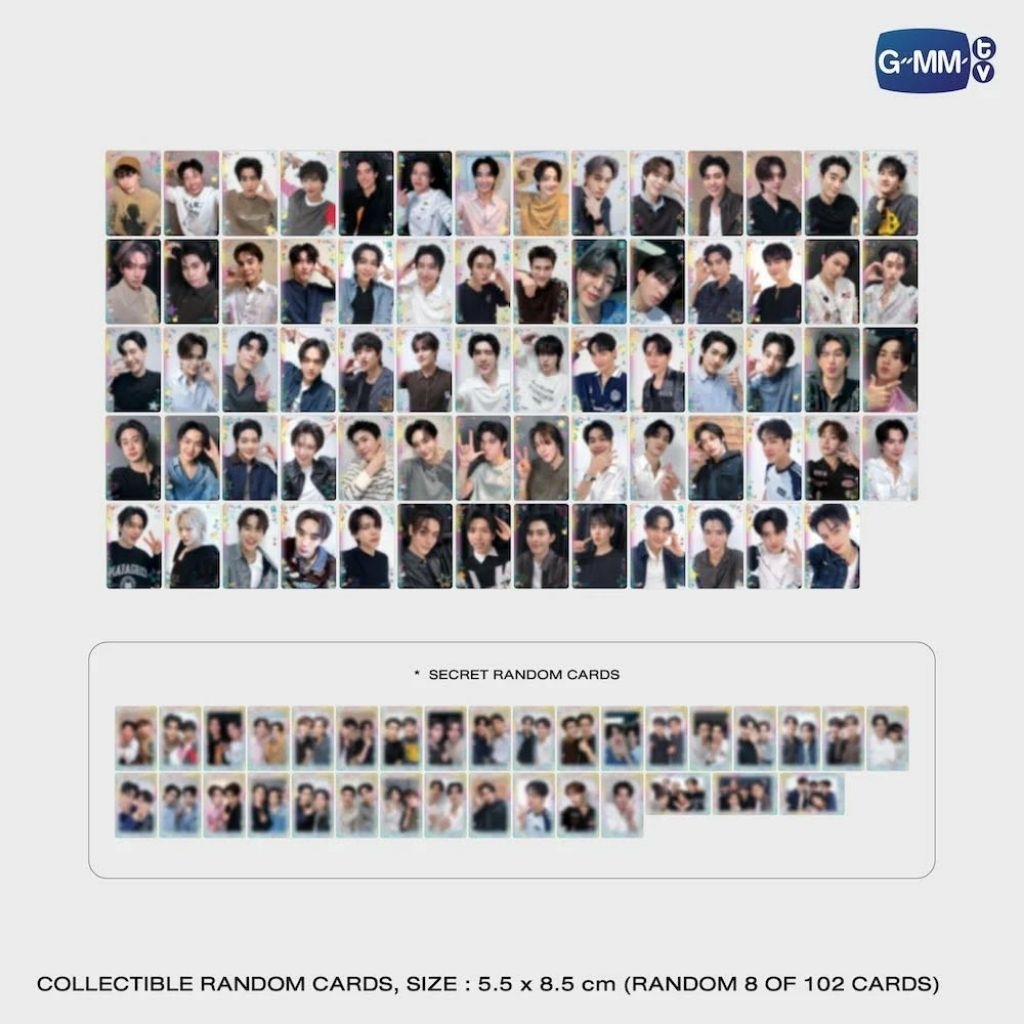 พร้อมส่ง!! การ์ด ของสะสม Random card GMMTV FANIVAL 2026