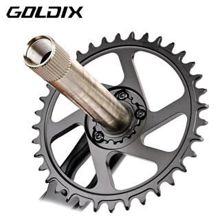 GOLDIX GXP ใบจานหน้าเดี่ยวจักรยาน 32/34/36/38T offset 0mm./3mm/6mm. สำหรับขาจาน Sram 11/12S NX XX XO GX Single Disc