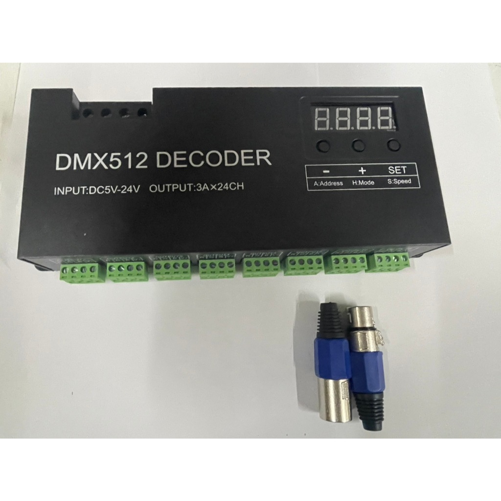 DMX 512 DECODER 3AX24CHออก8ช่อง