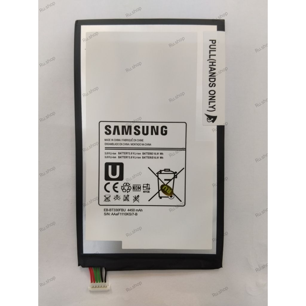 แบตเตอรี่ แท้ Samsung Galaxy Tab 4 8.0 T330 T331 T331C T335 T337 SM-T330 SM-T331 EB-BT330FBE 4450mAh