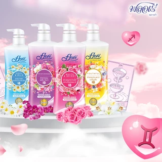(1แถม1) Flore Shower Cream 450ml ฟลอเร่ ครีมอาบน้ำ 450มล