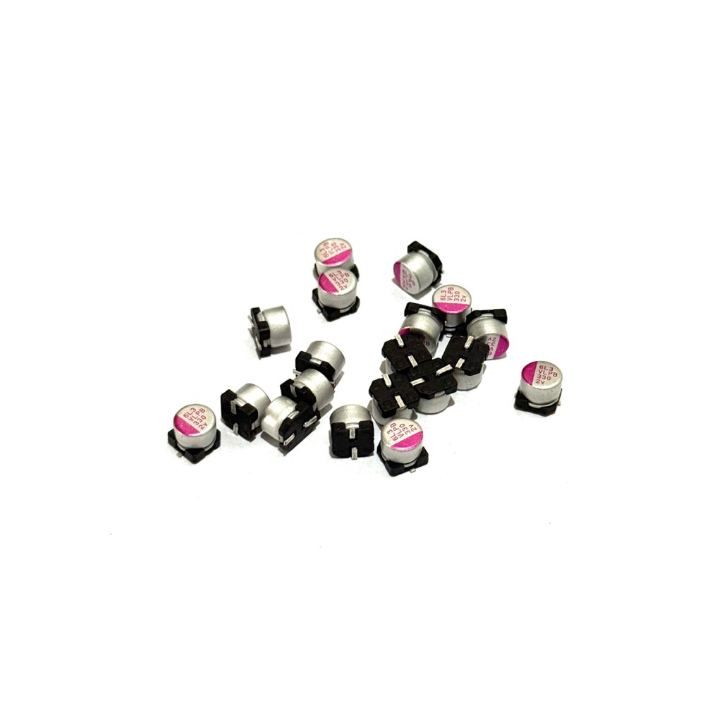Capacitor ตัวเก็บประจุ 330uf 2v 5*4.2 จำนวน10ชิ้น