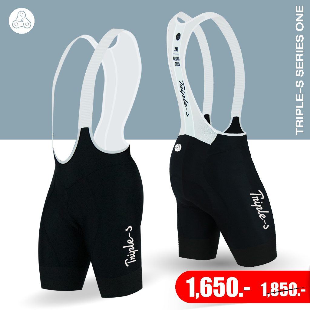 TRIPLE-S BIB SHORT กางเกงเอี๊ยมปั่นจักรยาน