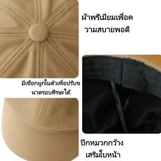 หมวกเบเร่ต์ทรงแปดเหลี่ยม สไตล์อังกฤษย้อนยุค ระดับไฮเอนด์ สำหรับฤดูใบไม้ร่วงและหนาว