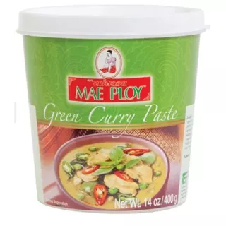 แม่พลอย น้ำพริกแกงสำเร็จรูป ( เขียวหวาน, เผ็ดแดง, พะแนง, มัสมั่น, กะหรี่) ขนาด 400 กรัม