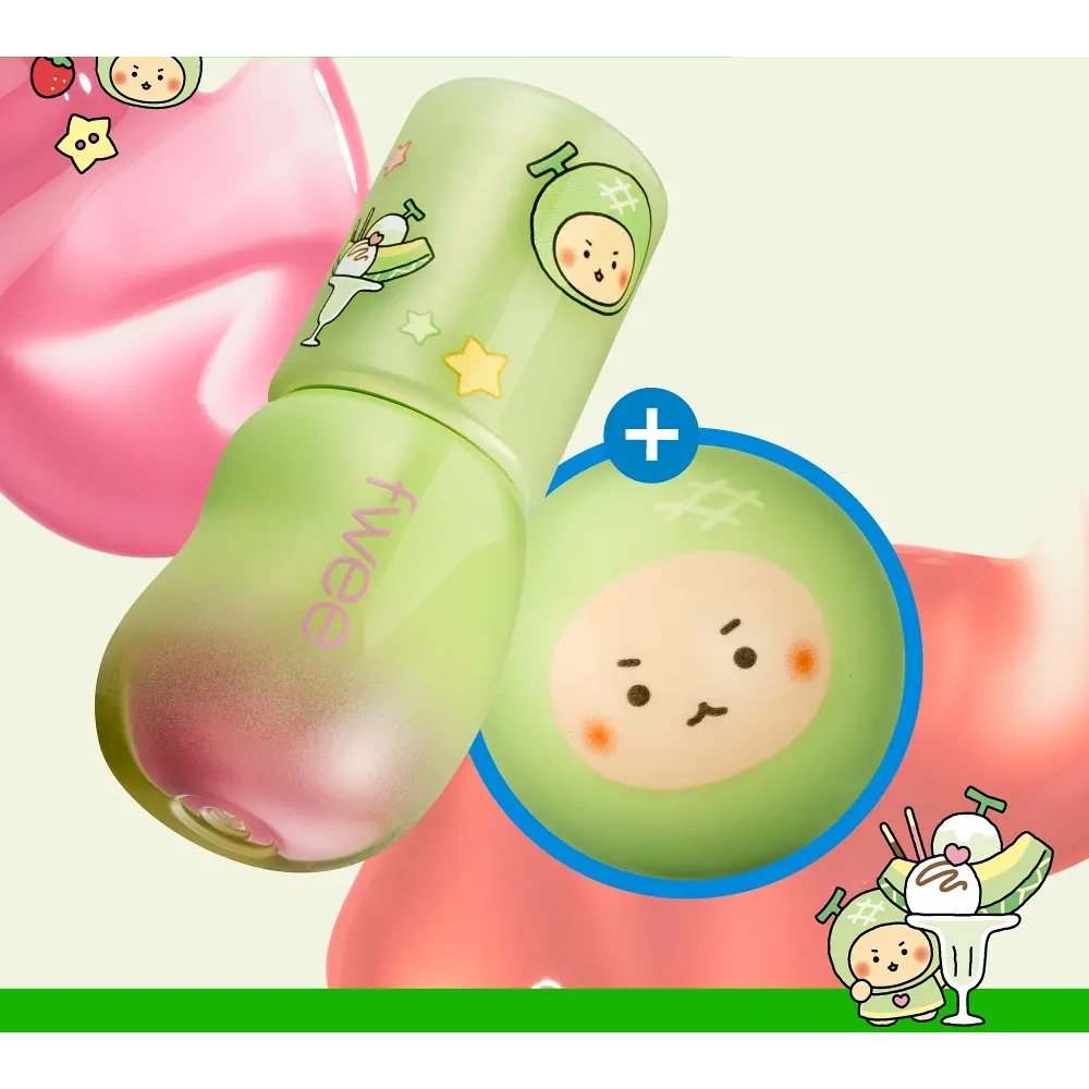 Fwee 3D Voluming Gloss Set (B17 Honey Dew, B18 Bubble Gum)