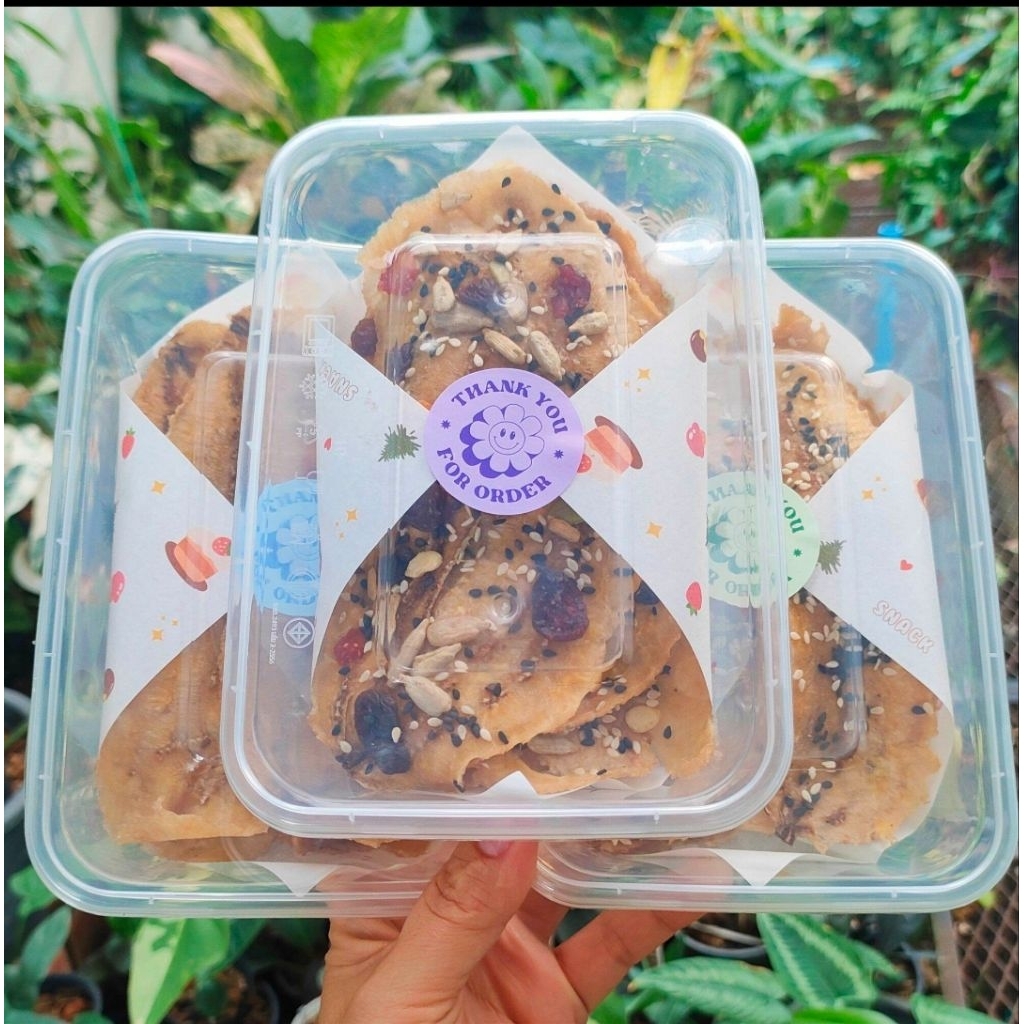กล้วยหนึบ กล้วยธัญพืช กล้วยแผ่น หอม หวาน อร่อย  ทำสดใหม่วันต่อวัน ขนาดบรรจุหลายขนาด