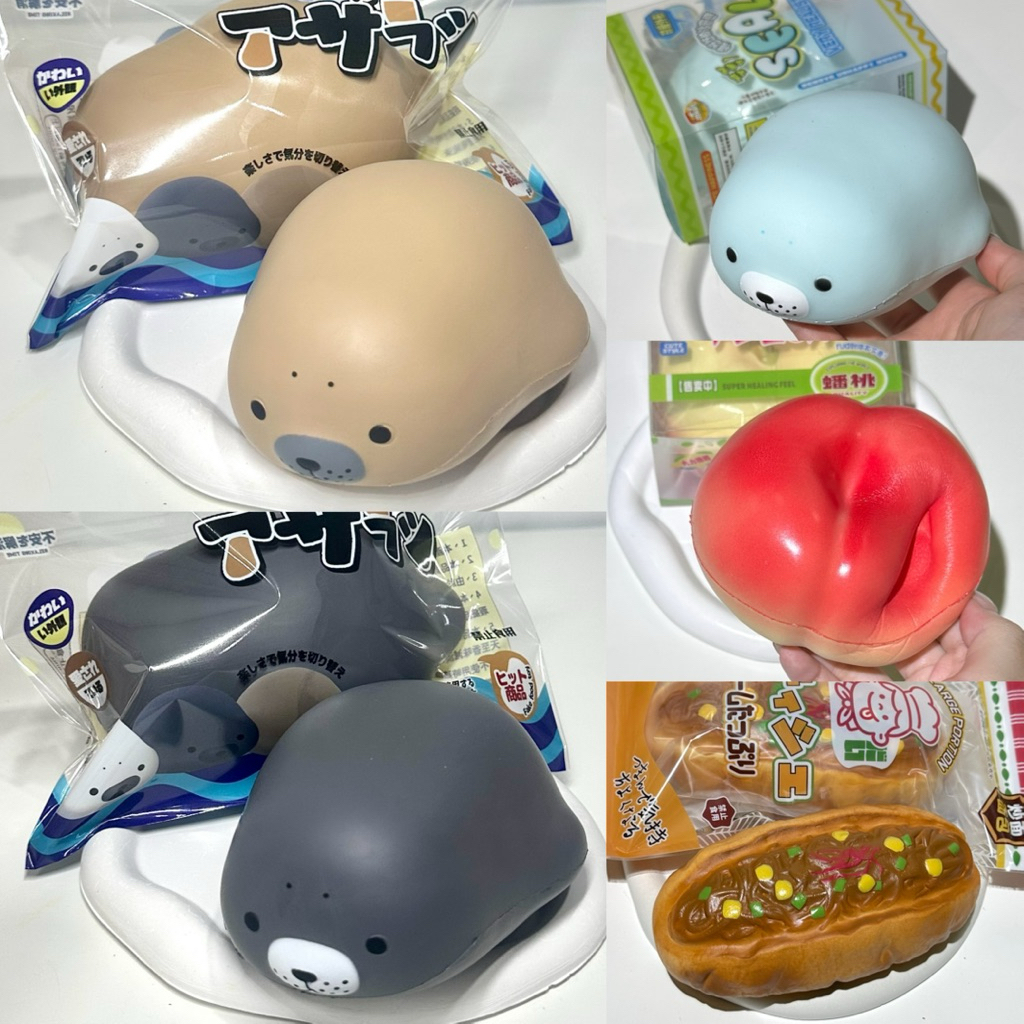 พร้อมส่ง‼️ สกุชชี่ ‘ Mido ‘🌟 แท้ ทุกแบบ🍞💕น่ารัก เนื้อดี มีกลิ่นหอม 📍ดูรายละเอียดในคลิปรีวิวก่อนกด📍 |