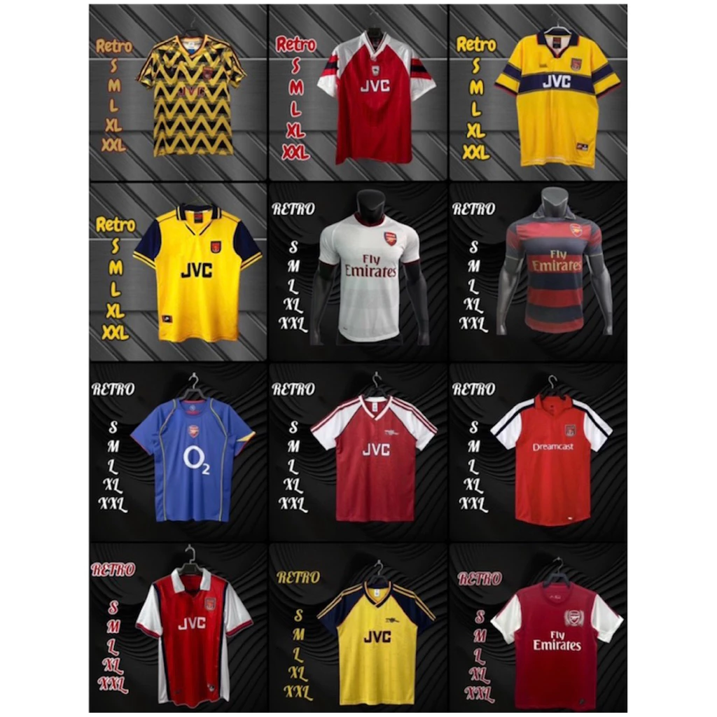 Retroเสื้อกีฬาฟุตบอลย้อนยุคลากลายฤดูกาลผ้าดีใส่สบาย_