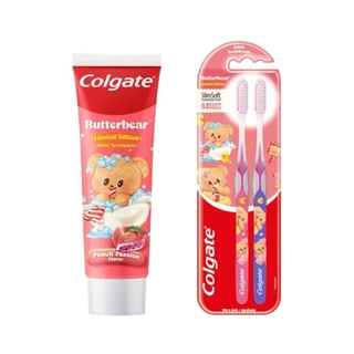 Colgate Butterbear 100g. คอลเกต หมีเนย ยาสีฟันหมีเนย บัตเตอร์แบร์ 100 กรัม Limited Edition Toothpaste.