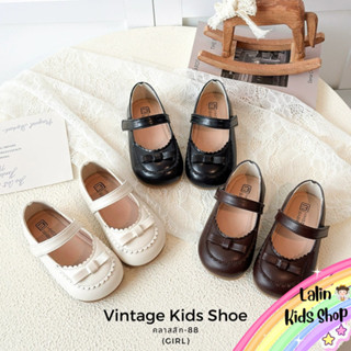 V7953 รองเท้าคัดชู เด็กผู้หญิง หนัง PU พื้นนิ่ม สำหรับน้อง 2…