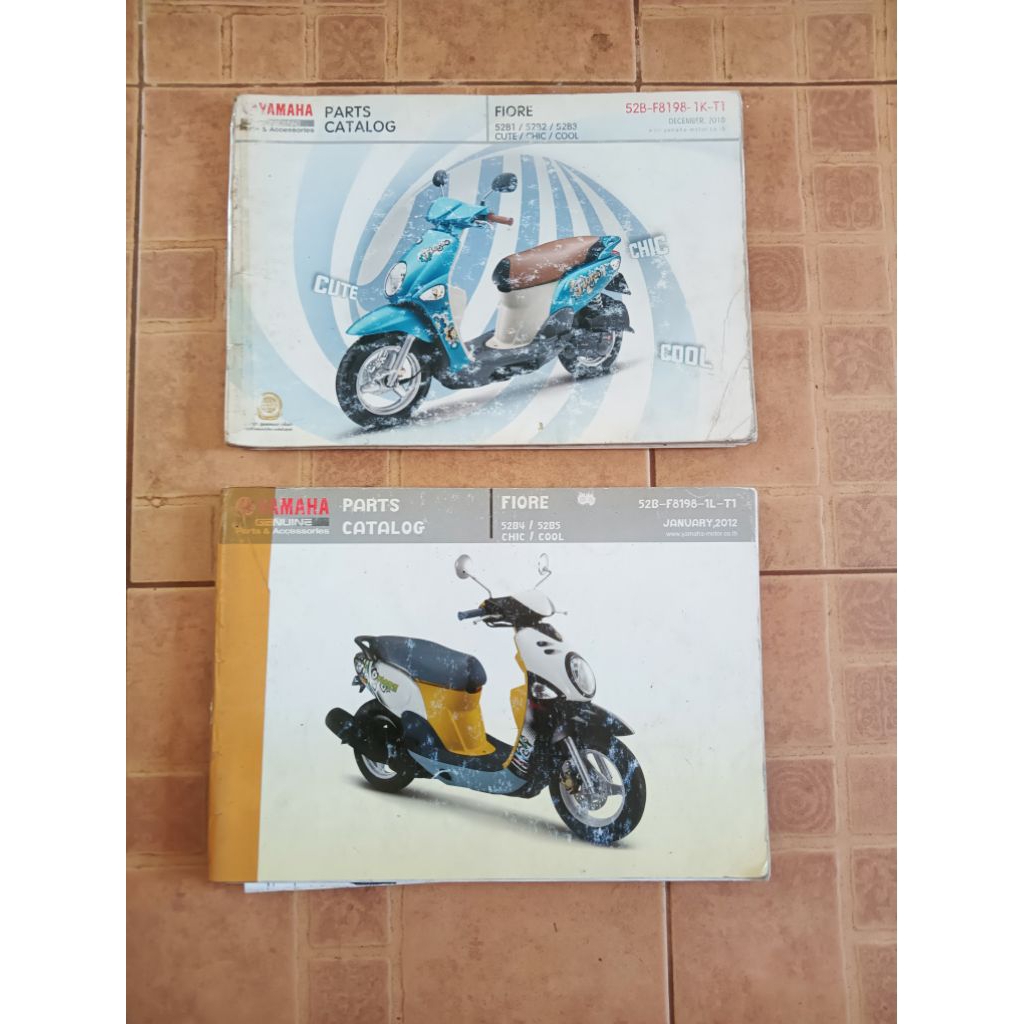 Parts CataLog  YAMAHA FIORE (สมุดภาพคู่มืออะไหล่ ยามาฮ่า  FIORE)