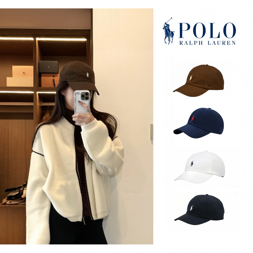 หมวก Polo Ralph Lauren Classic Chino Ball Cap ผ้าคอตตอนแท้ 100%