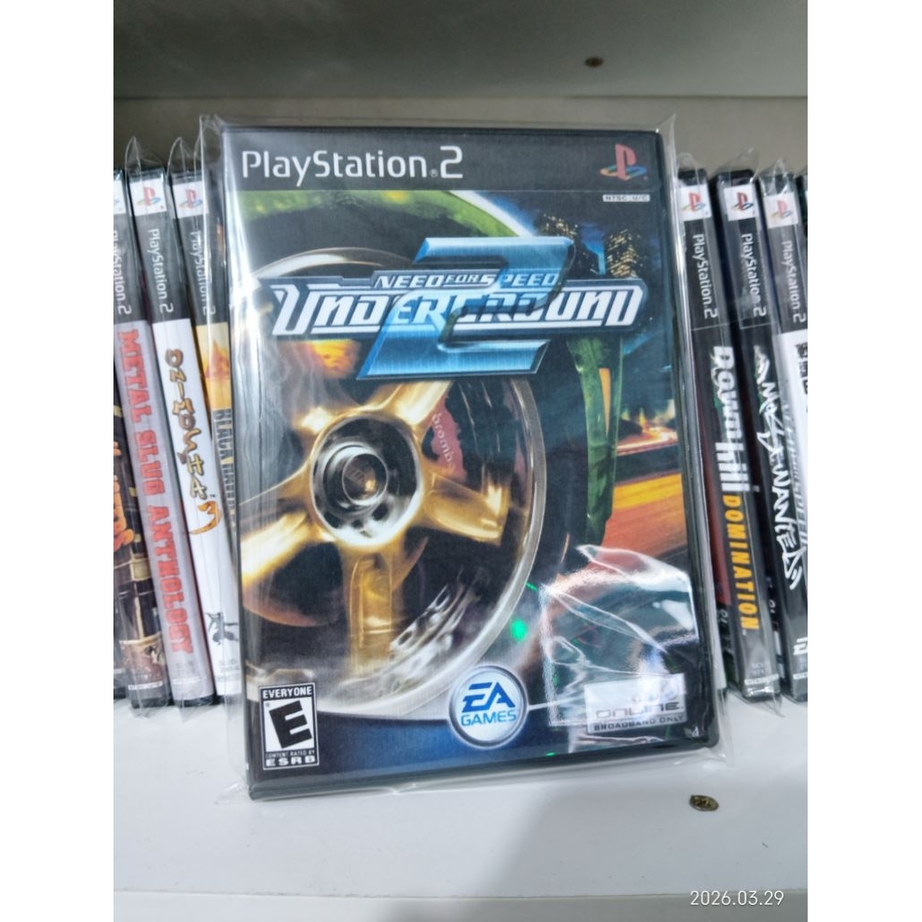 แผ่นเกมPS2 เกมNeed for speed underground2