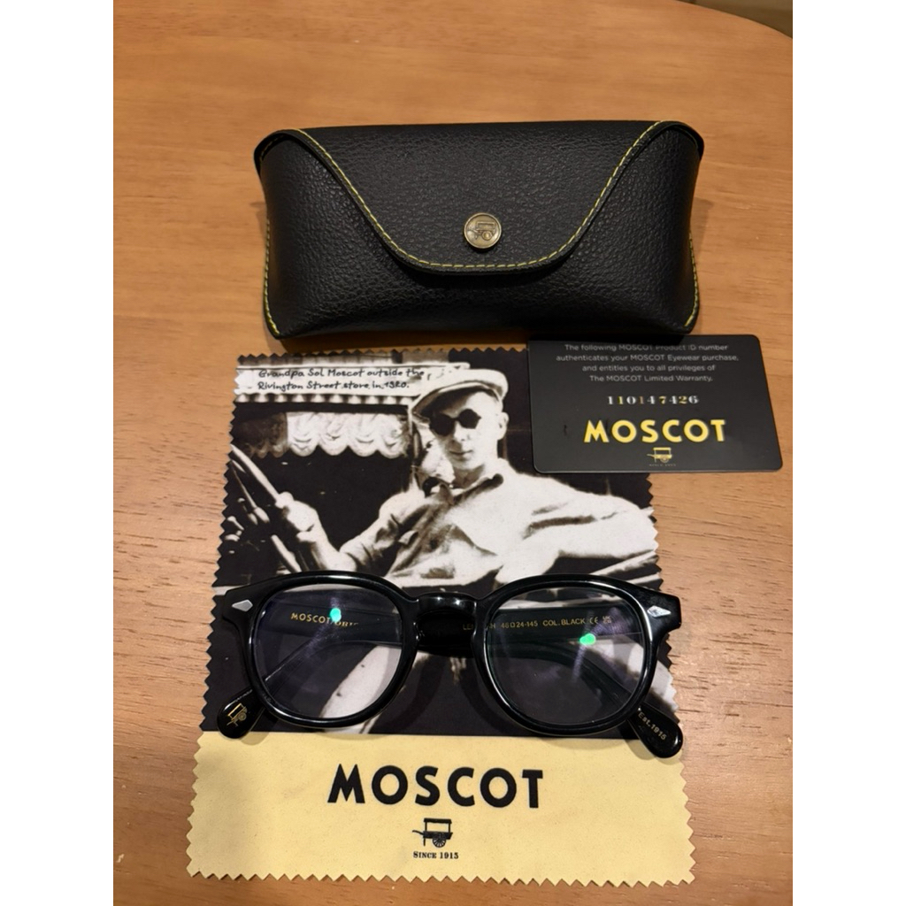 แว่นMoscot Lemtosh Black