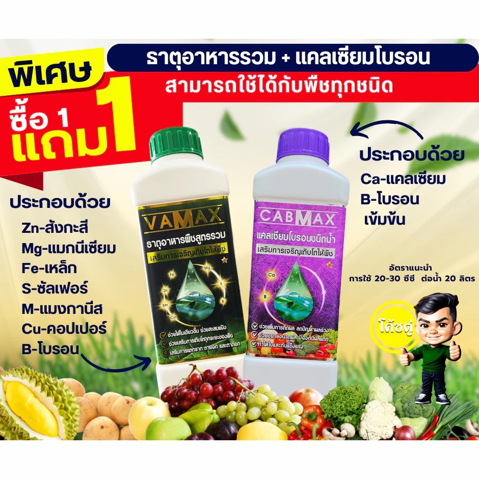 VaMax CabMax ธาตุอาหารพืชสูตรรวม 1 แถม 1