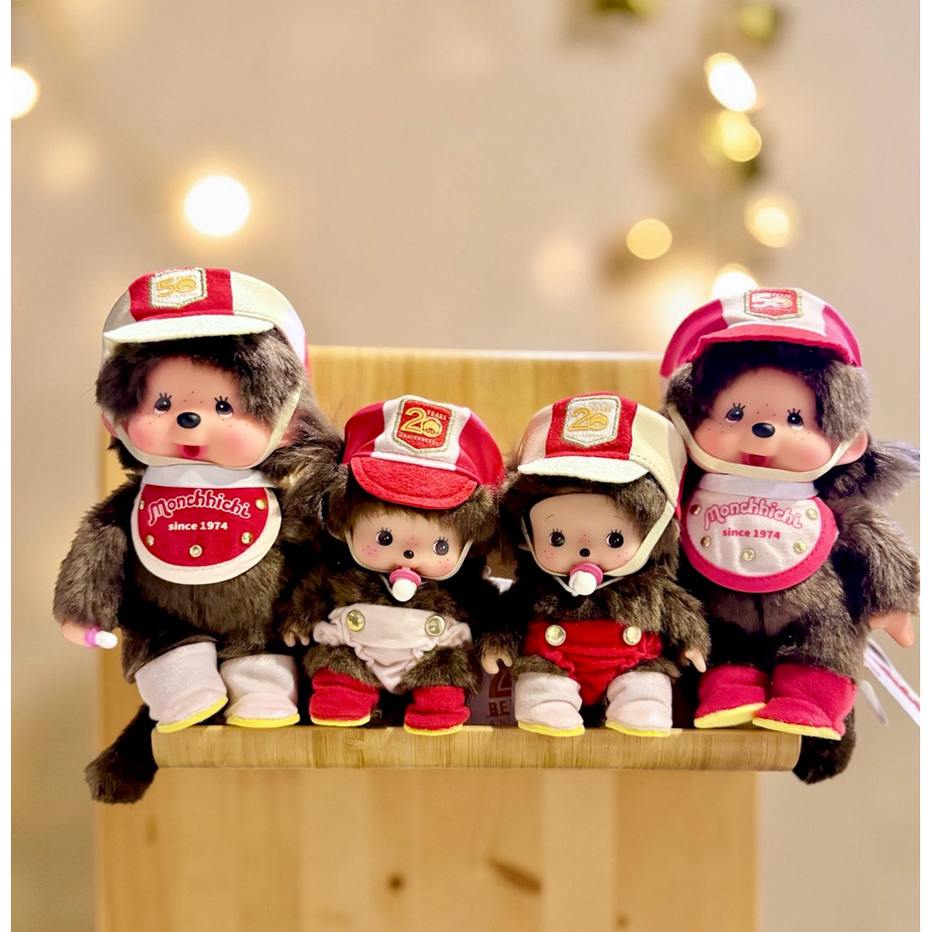 [พร้อมส่ง] พาเหรด Monchhichi/Bebichhichi 20years/50years Anniversary ของแท้ ป้ายครบ