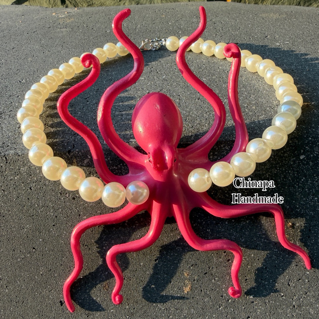 สร้อยคอทะเล 🐙✅ออกแบบเองทุกชิ้น✅งานคนไทย🇹🇭 ✅ออกแบบเองทุกชิ้น✅(ห้ามล้อเลียนเเบบ)
